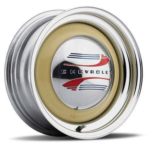 Solid - Chrome Rim/Raw Center (Series 459)