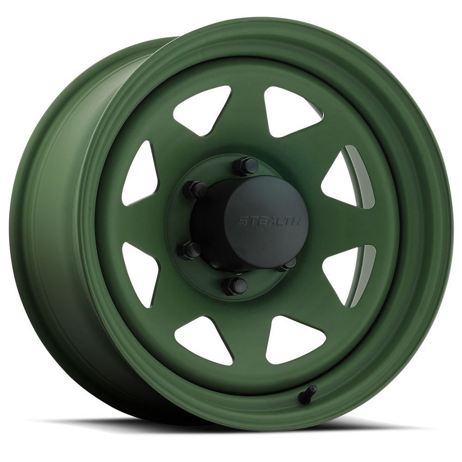 Stealth 8-Spoke  - Camo Green (Series 704CG)