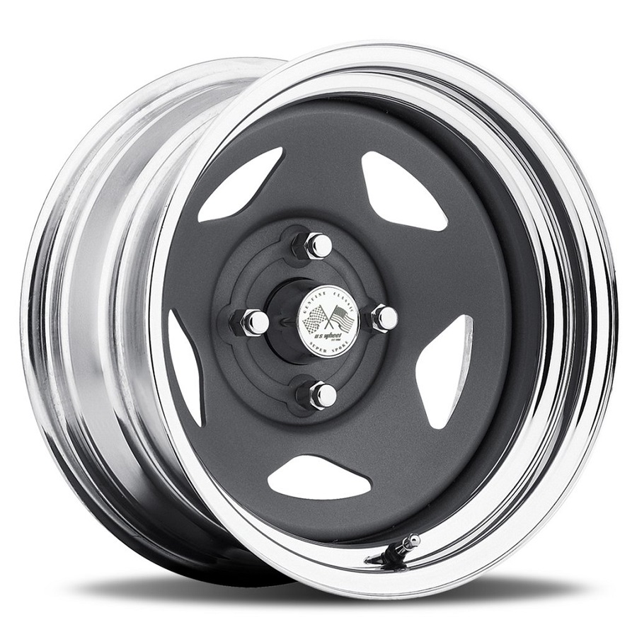 Star FWD - Gunmetal Center/Chrome Hoop (Series 021GMC) Star FWD - Gunmetal Center/Chrome Hoop (Series 021GMC)