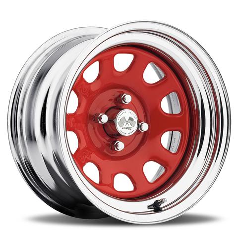 Daytona FWD - Red Center/Chrome Hoop (Series 022RC)